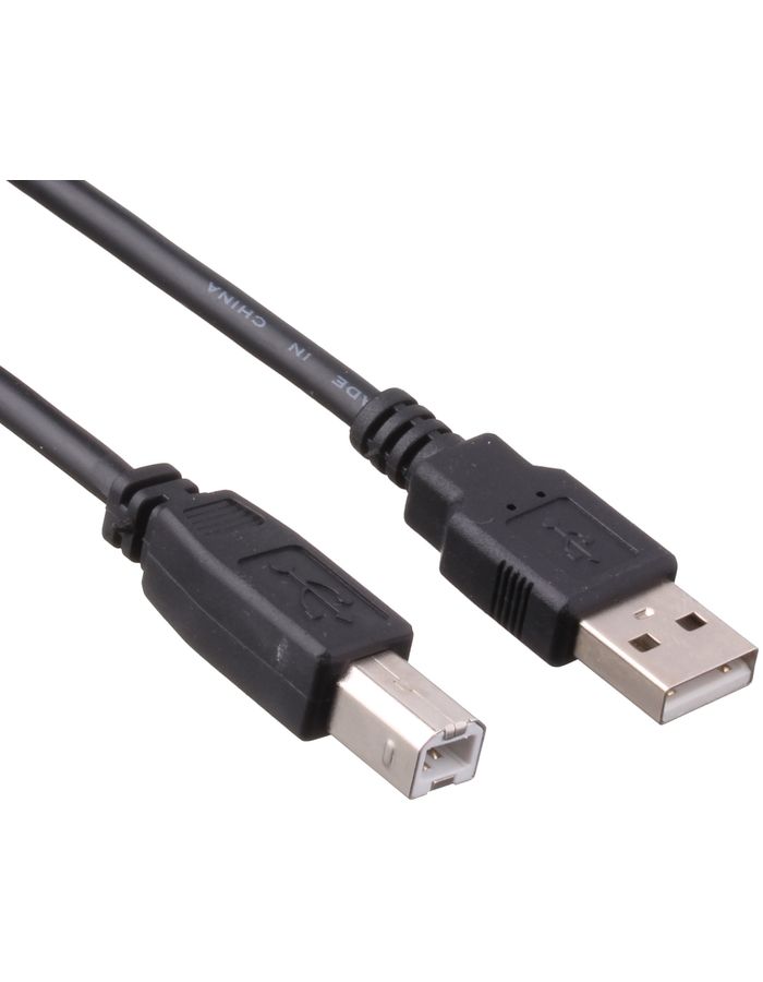 Кабель ExeGate USB 2.0 A - USB B 1.8m 138939 wireworld starlight 8 usb 2 0 a b flat cable 3 0m кабель usb тип a b s2ab3 0m 8