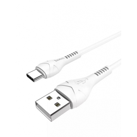 Кабель Hoco X37 Cool Power USB - Type-C White - фото 2