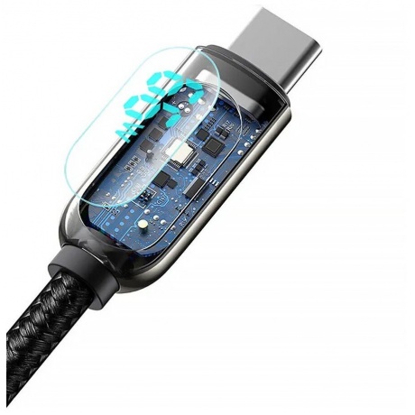 Кабель Baseus USB - Type-C 66W 1m Black CASX020001 - фото 7