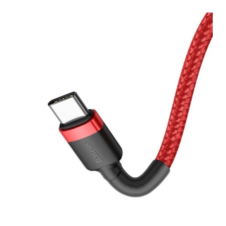 Кабель Baseus Cafule PD2.0 60W Flash Charging USB - Type-C 2m Red CATKLF-H09 - фото 5