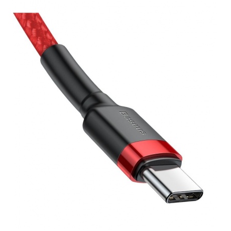 Кабель Baseus Cafule PD2.0 60W Flash Charging USB - Type-C 2m Red CATKLF-H09 - фото 6