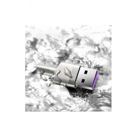 Кабель Baseus Cafule Series Metal USB - Type-C 66W 2m Black CAKF000201 - фото 12