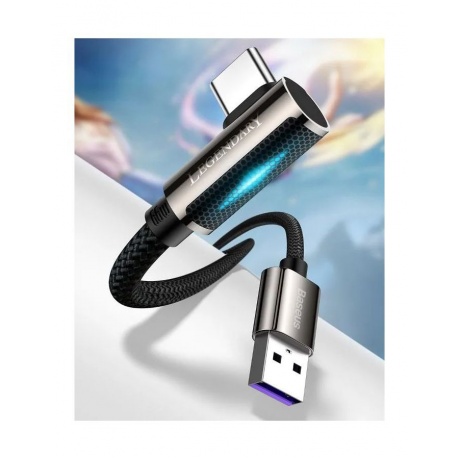 Кабель Baseus Кабель USB Legend Series Elbow USB - Type-C 66W 2m Black CATCS-C01 - фото 14