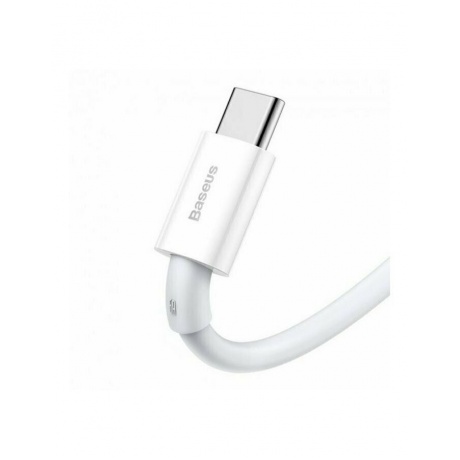 Кабель Baseus Superior Series Fast Charging Data Cable USB - Type-C 66W 1m White CATYS-02 - фото 4