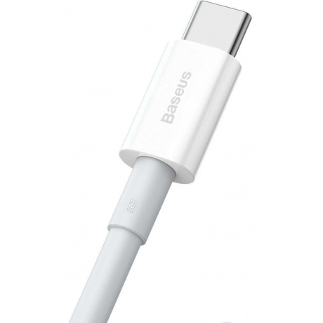 Кабель Baseus Superior Series Fast Charging Data Cable USB - Type-C 66W 1m White CATYS-02 - фото 5