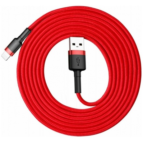 Кабель Baseus Cafule Cable USB - Type-C 2A 3m Red CATKLF-U09 - фото 5