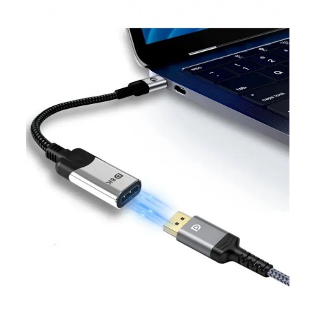 Кабель VCOM USB 3.1 Type-C - DisplayPort 15cm CU422MV-8K - фото 2