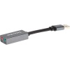 Кабель Telecom USB 2.0 - Audio 10cm Grey TA313U