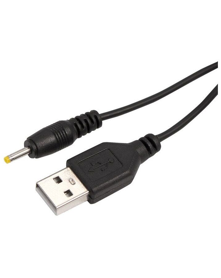 Кабель Rexant USB-A (Male) - DC (Male) 0. 7x2. 5mm 1m 18-1155 блок питания для ноутбука msi gl65 leopard 10sdr 19 5v 180w 9 23a dc 7 4 x 5 0 мм штекер