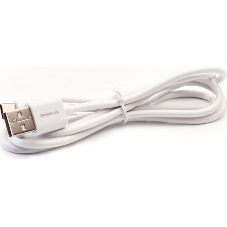 Кабель Ergolux USB - Type-C 3А 1.2m White ELX-CDC02-C01 - фото 3
