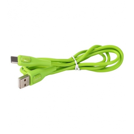 Кабель Ergolux USB - Type-C 3А 1.2m Green ELX-CDC02-C05 - фото 2