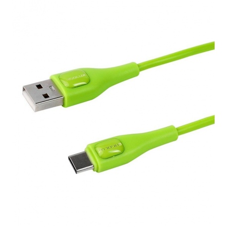 Кабель Ergolux USB - Type-C 3А 1.2m Green ELX-CDC02-C05 - фото 3