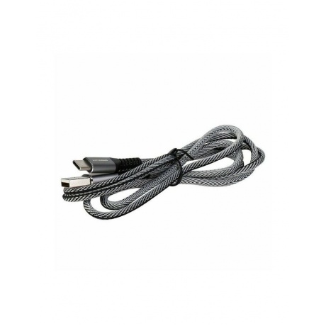 Кабель Ergolux USB - Type-C 3А 1.2m Black-White ELX-CDC08-C41 - фото 1