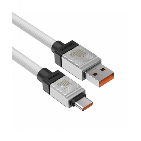 Кабель Baseus CoolPlay 100W 1m White (CAKW000602) - фото 2