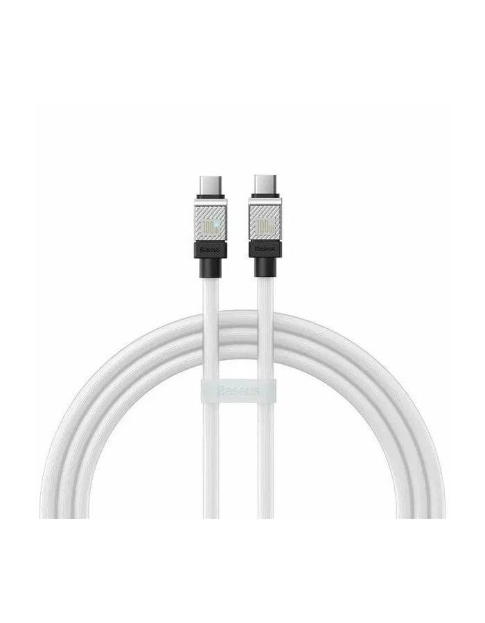 Кабель Baseus CoolPlay 1m White (CAKW000202) кабель apple type c type c плетеный 60вт 1м белый парал импорт 1