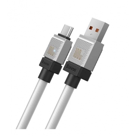 Кабель Baseus CoolPlay 2m White (CAKW000702) - фото 5