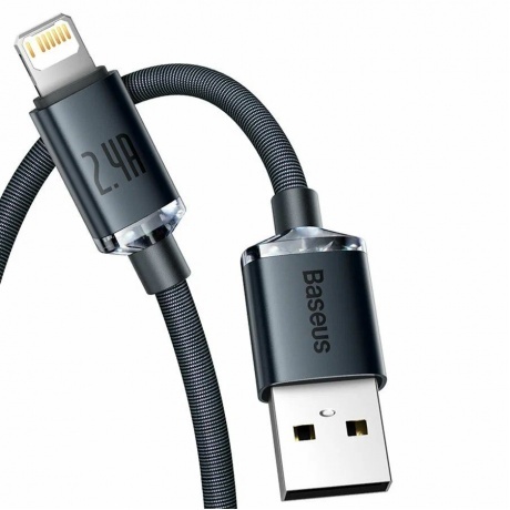 Кабель Baseus Crystal Shine 2m Black (CAJY000101) - фото 5