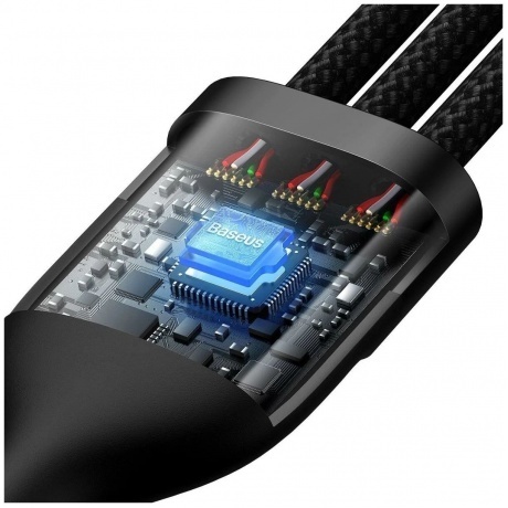 Кабель Baseus Flash Series II 1.2m Black (CASS030101) - фото 3