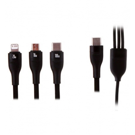 Кабель Baseus Flash Series II 1.5m Black (CASS030201) - фото 7
