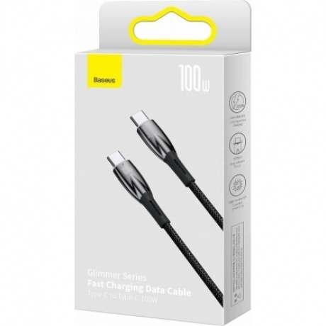 Кабель Baseus Glimmer 2m Black (CADH000801) - фото 9