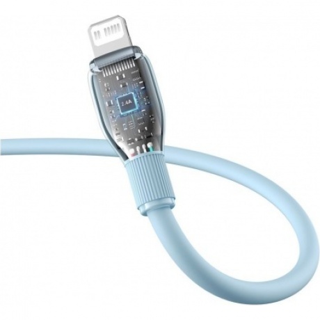 Кабель Baseus Pudding 2m Galaxy Blue (P10355701311-01) - фото 3