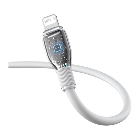 Кабель Baseus Pudding 2m Stellar White (P10355700221-01) - фото 6