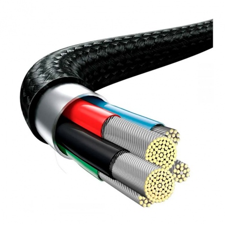 Кабель Baseus Rapid 1.5m Black (CAMLT-SC01) - фото 3