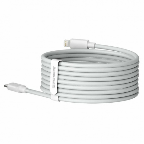 Кабель Baseus Simple Wisdom White (TZCATLZJ-02) - фото 4