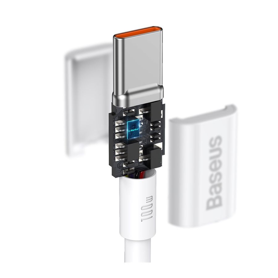 Кабель Baseus Superior 1m White (CATYS-B02) - фото 6