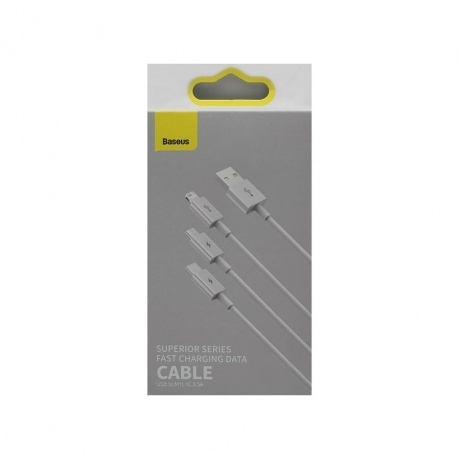 Кабель Baseus Superior Stellar White (P10320105221-01) - фото 6