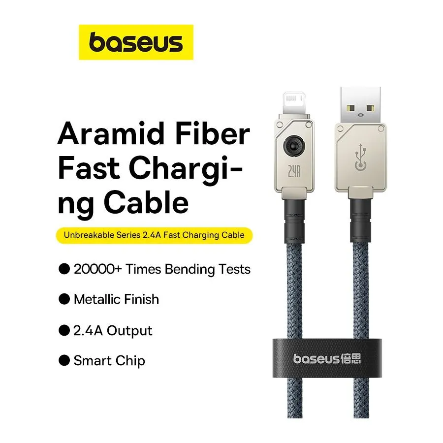 Кабель Baseus Unbreakable 1m Stellar White (P10355802221-00) - фото 6