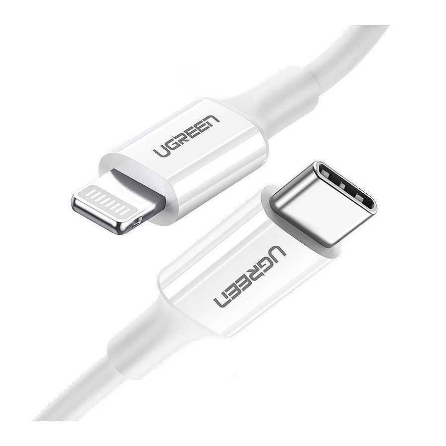 Кабель UGREEN US171-60748 White (60748) аккумулятор для ноутбука a1406 a1495 для apple macbook air 11 дюймов a1370 mid 2011 и a1465 2012 2015 39wh 7 6 в