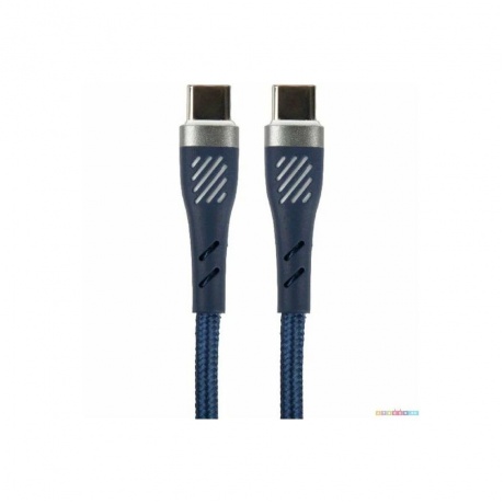 Кабель Perfeo C1103 USB Type C вилка - USB Type C вилка 1 м 60W blue - фото 2