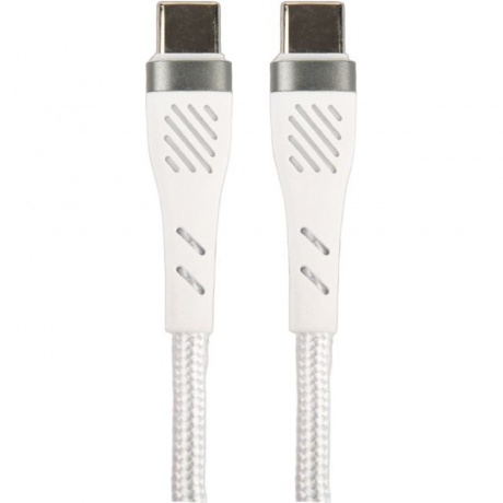 Кабель Perfeo C1104 USB Type C вилка - USB Type C вилка 1 м 60W white - фото 2