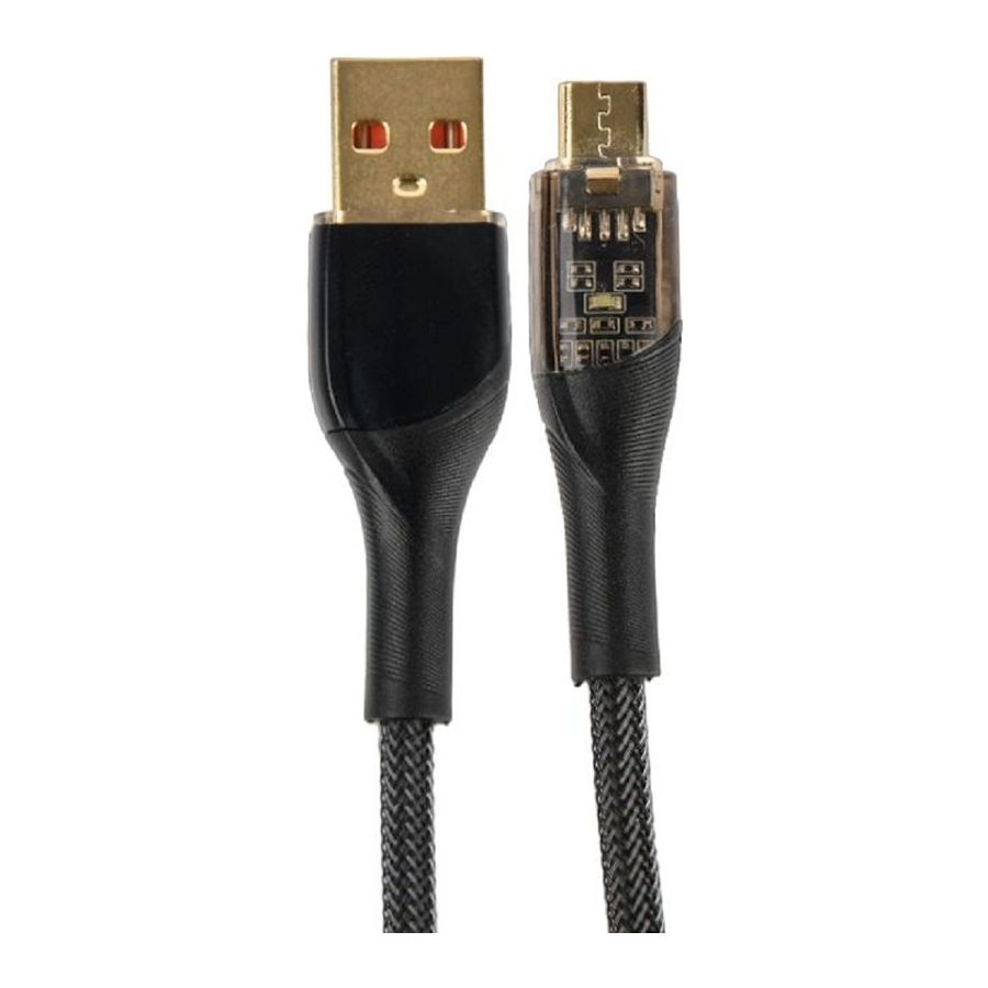 Кабель Perfeo U4020 USB A вилка - Micro USB вилка 1 м 20W black