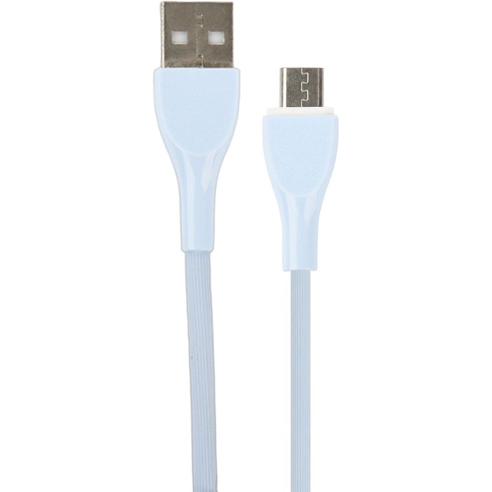 Кабель Perfeo U4022 USB A вилка - Micro USB вилка 1 м 2.4A blue, цвет синий