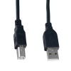 Кабель Perfeo U4101 USB 2.0 A вилка - В вилка 1 м black