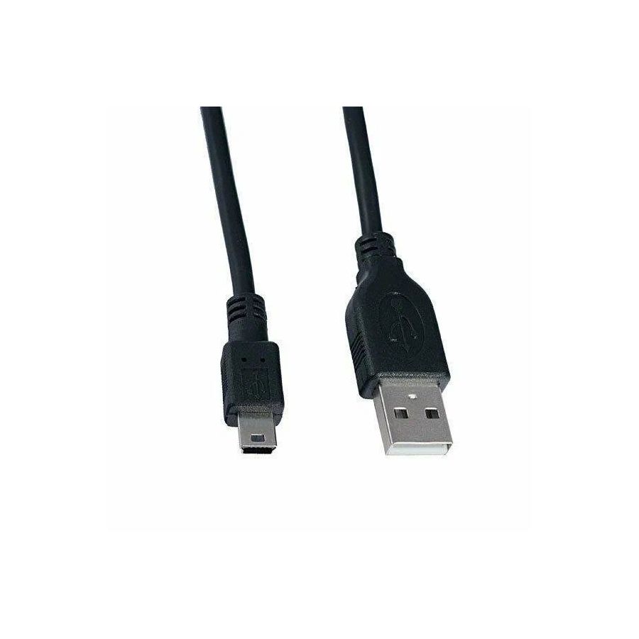 дата кабель usb miniusb 0 8 м Кабель Perfeo U4301 USB 2.0 A вилка - Mini USB вилка 1 м black