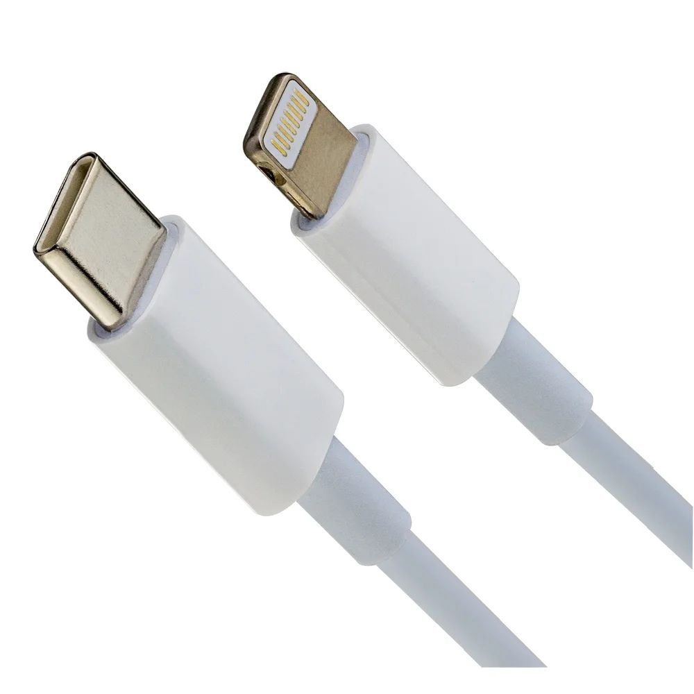 Кабель Perfeo U4706 USB 3.1 Type C вилка - Lightning 1 м white, цвет белый - фото 1