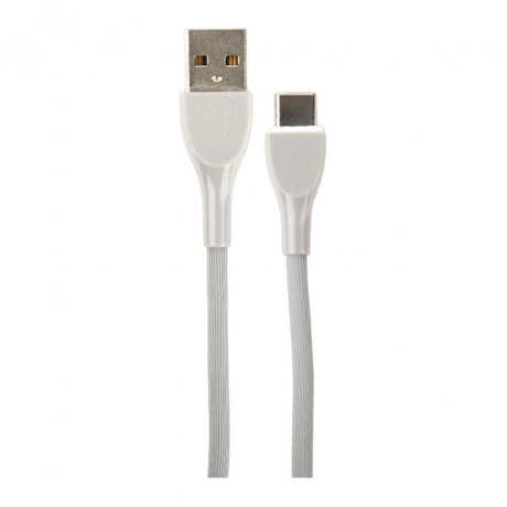 Кабель Perfeo U4711 USB А вилка - USB Type C вилка 1 м 2.4A grey - фото 2