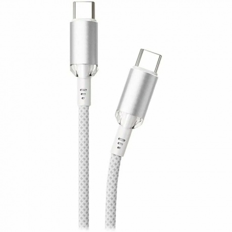 Дата-кабельVLP Diamond Cable USB C - USB C, 1.2м, белый - фото 1
