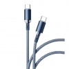 Дата-кабель VLP Diamond Cable USB C - USB C, 1.2м, темно-синий