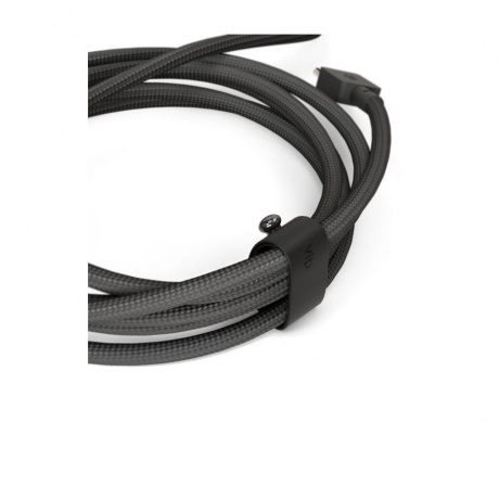 Дата-кабель VLP Nylon Cable USB C - USB C, 100W, 1.2м, черный - фото 3