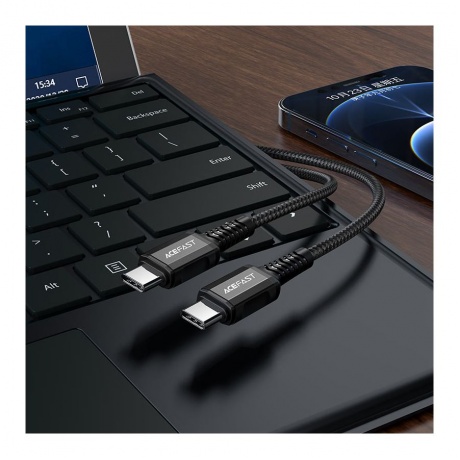 Кабель ACEFAST C1-03 USB-C to USB-C черный - фото 2