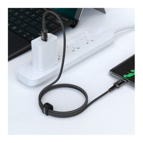 Кабель ACEFAST C1-03 USB-C to USB-C черный - фото 3