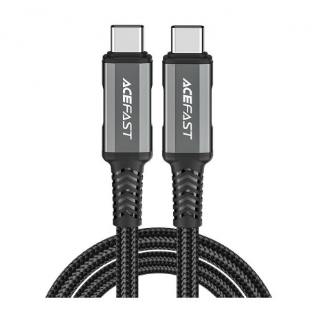 Кабель ACEFAST C1-09 USB-C to USB-C черно-серый