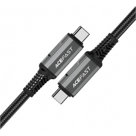 Кабель ACEFAST C1-09 USB-C to USB-C черно-серый - фото 2
