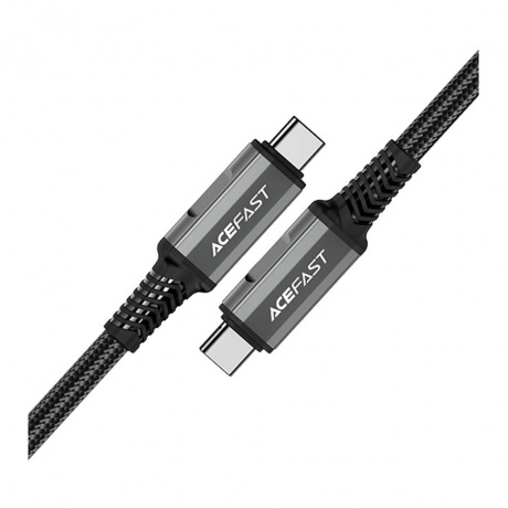 Кабель ACEFAST C1-09 USB-C to USB-C черно-серый - фото 2