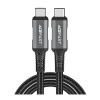 Кабель ACEFAST C1-09 USB-C to USB-C черно-серый