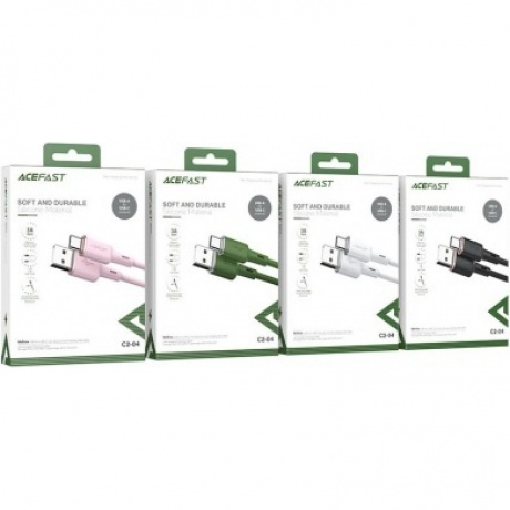 Кабель ACEFAST C2-04 USB-A to USB-C zinc alloy черный - фото 4